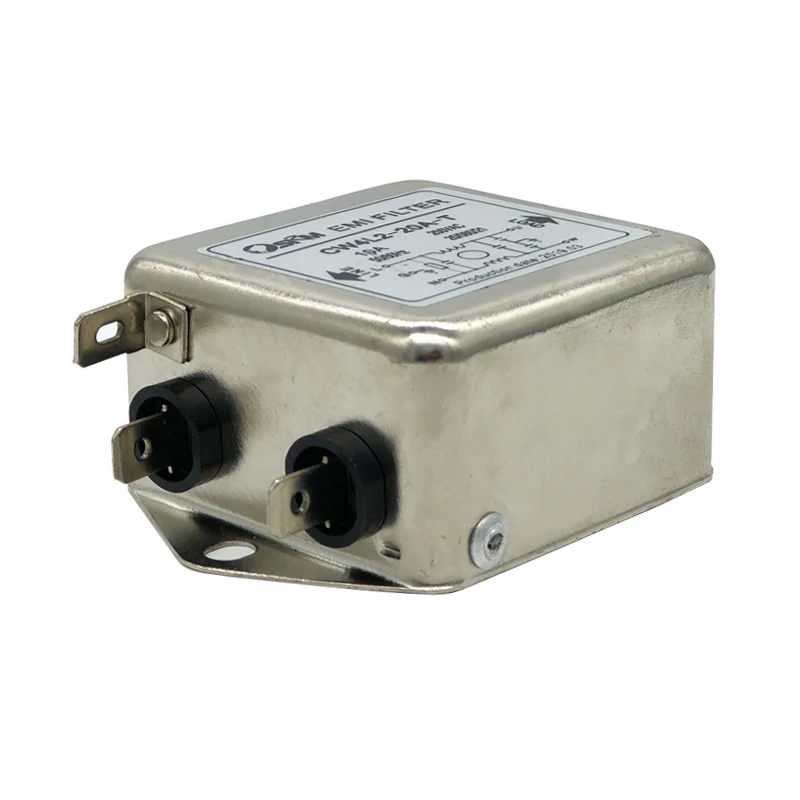 AC220V Power EMI Filter CW4L2-3A/6A/10A/15A/20A-T Anti-interference DC12V Speaker Power Impurity Filter Monophasic Enhanced