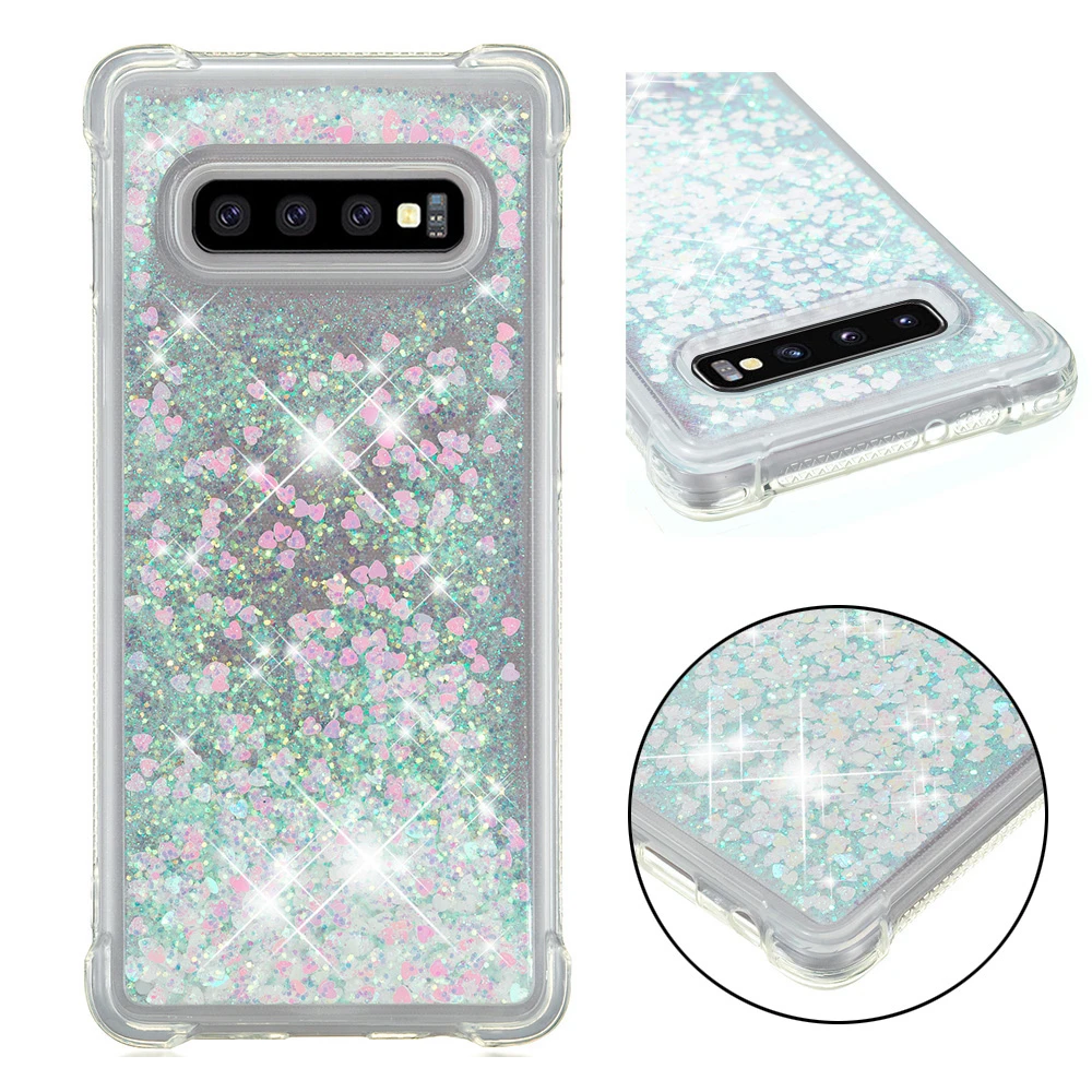 Glitter Quicksand TPU Cover For Samsung Galaxy S5 S6 S6 edge S7 S7 edge S8 S8 2