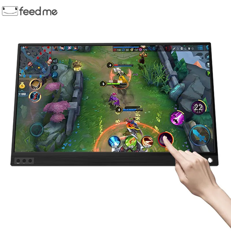 ЖК-монитор с сенсорным экраном для ноутбука 15 6 дюйма HDMI монитор Samsung DEX телефона