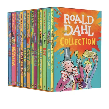 

16 Books/set Roald Dahl Collection Children's Literature English Picture Novel Story Book Set Early Educaction Reading for Kids