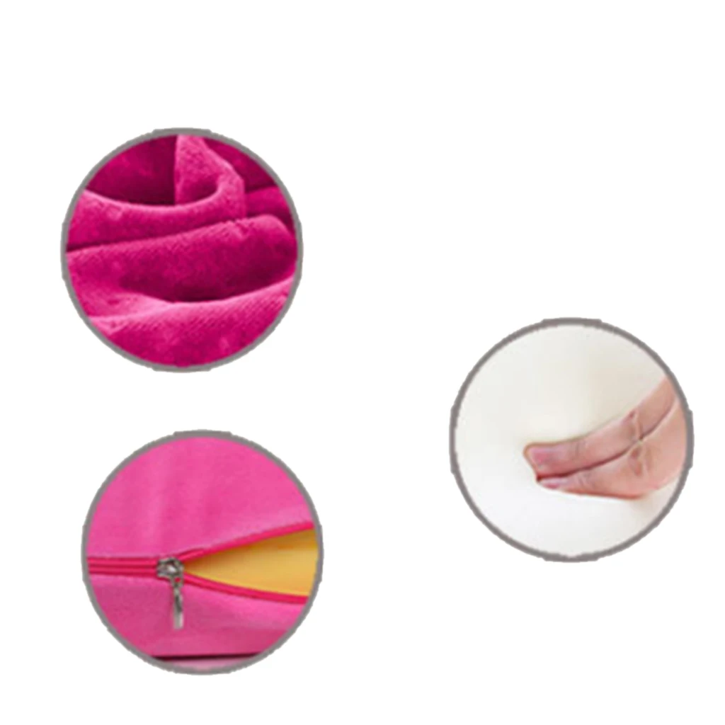 Memory Foam Ring Cushion Donut Pressure Relief Cushion for Travel Car Home Office Sporting Plane