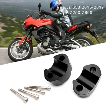 

Versys650&KLE650 Motorcycle Handlebar Riser Handle Bar Raiser Clamp Backs For Kawasaki Versys 650 KLE650 2013-2018