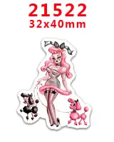 30 шт плоская смоляная мультяшка девушка смолы pr20922 - Цвет: 21522