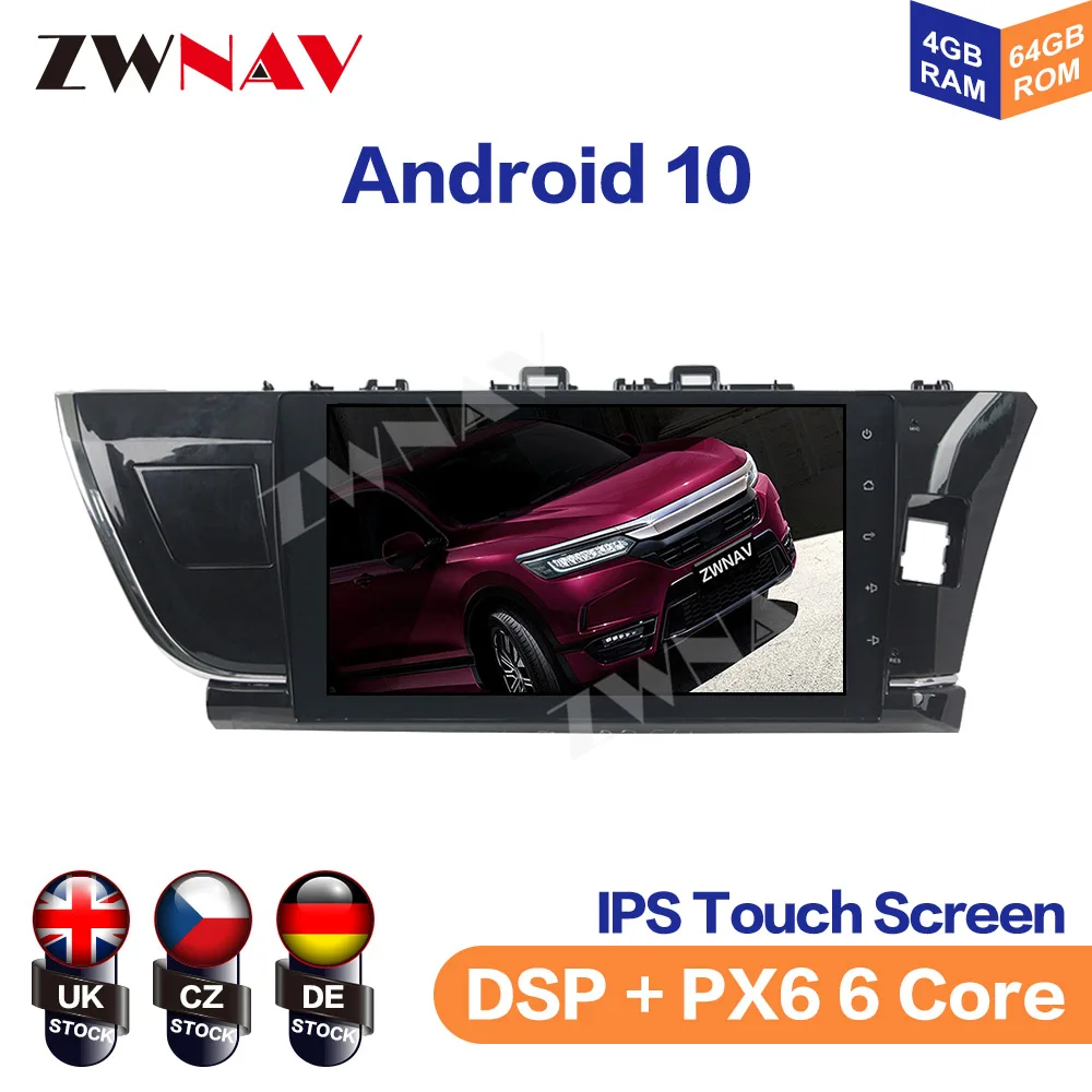 

10.1 4G LTE Android 10.1 For TOYOTA Corolla right hand driving 2014-2015 Multimedia Stereo Car DVD Player Navigation GPS Radio