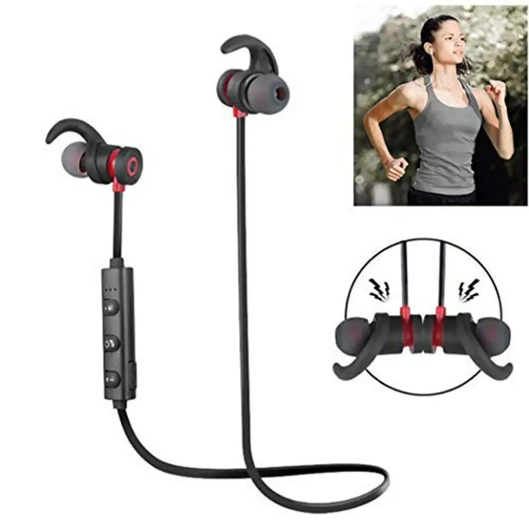 Bluetooth шумоподавление в ухо легкий менее 3 часов спорта менее 100 часов 4,1 наушники