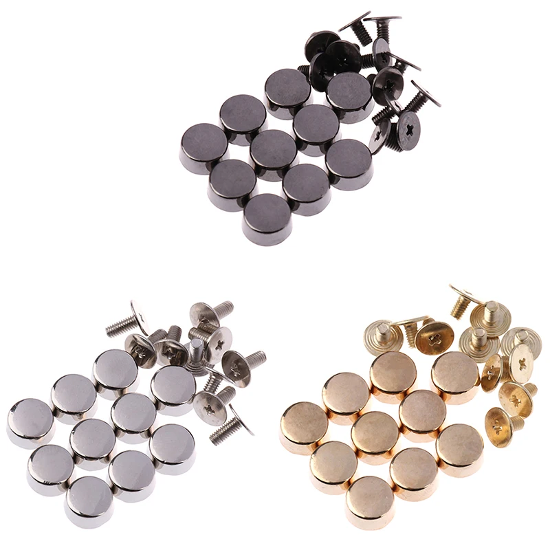 Защитные штифты для обуви заклепки кожаных кнопок 10 комплектов|Детали и