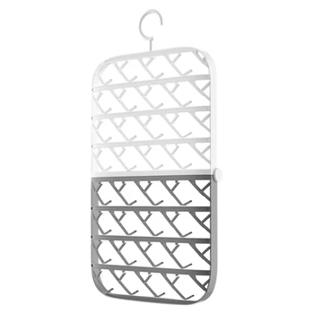 

Space Saving Anti Fall Folding Hanger Shelf Baby Household Multifunction Underwear Storage Balconys Bathroom Socks Drying Rack