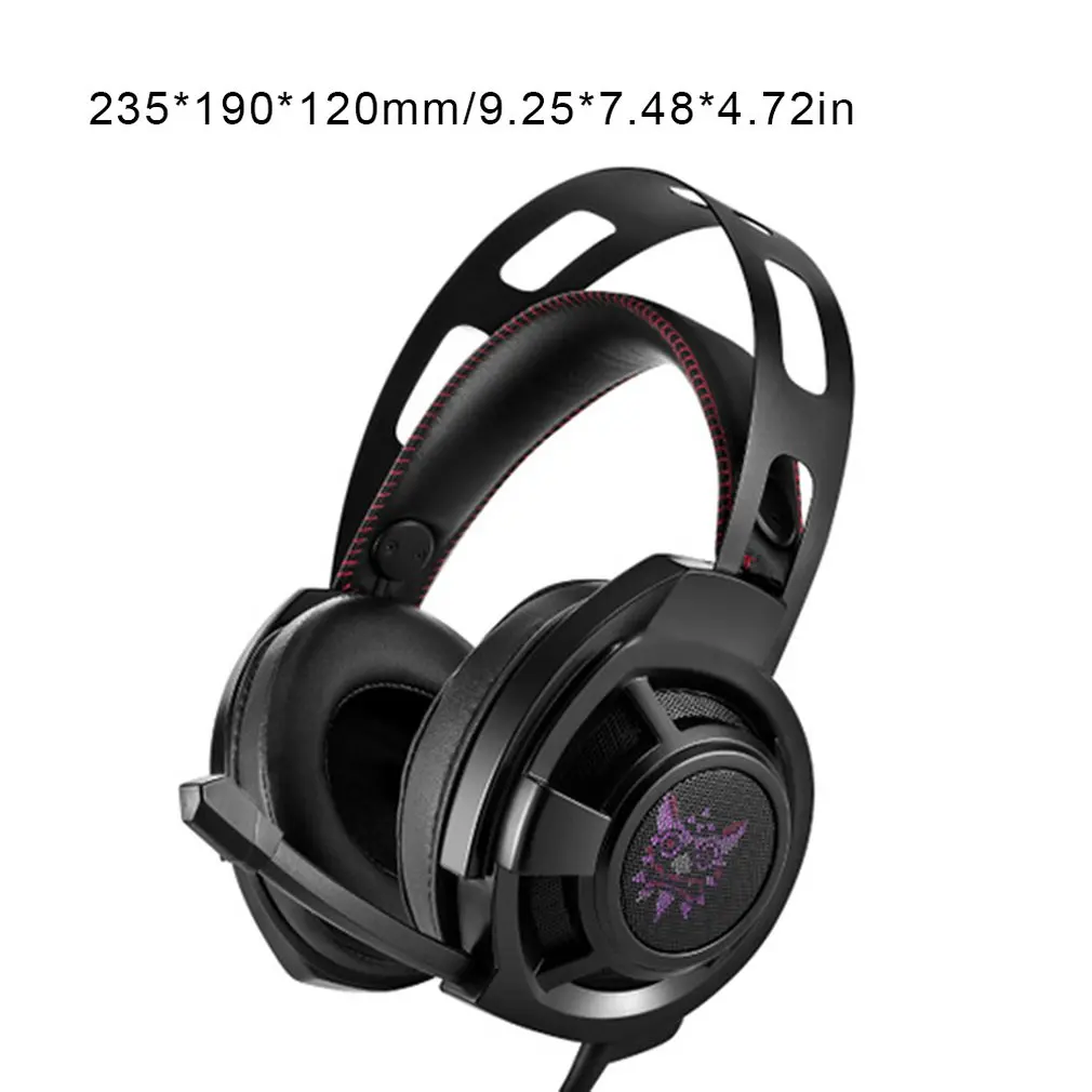 Portable PC Gamer Headset Over Ear Gaming Headphones with Microphone for Computer Casque Stereo Earphones for ONIKUMA M190