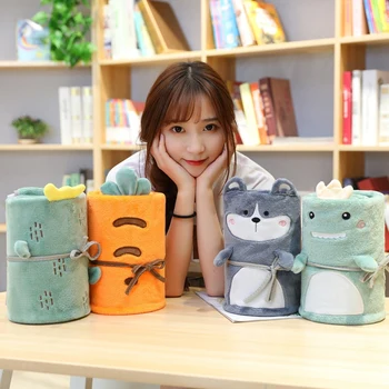 

Cute Cute Newborn Baby Soft Warm Cartoon Blankets Bedding Sleep Swaddle Comfort Stroller Wrap 4Colors