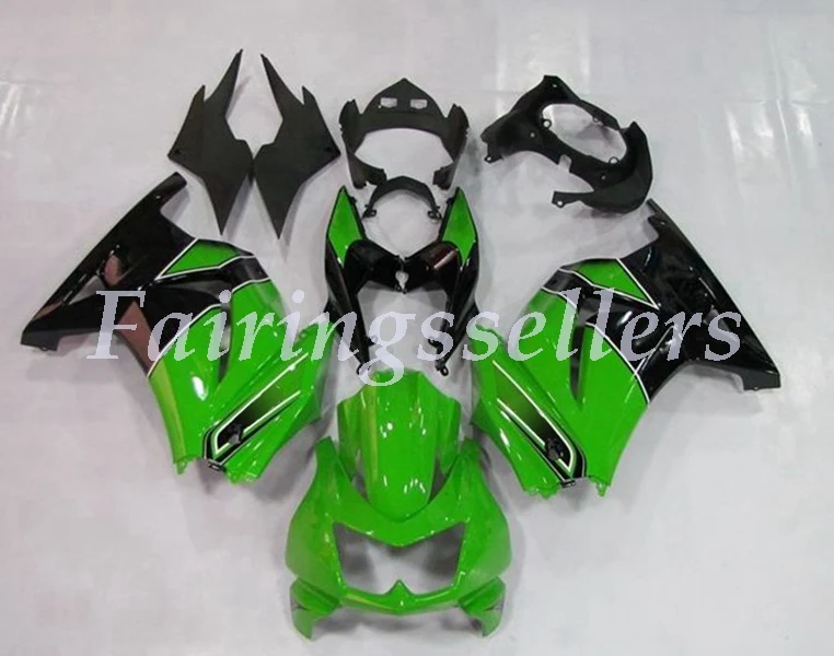 Литье под давлением мотоцикл ABS Обтекатели комплект подходит для kawasaki Ninja 250R EX250 2008 2009 2010 2011 2012 светло-синий