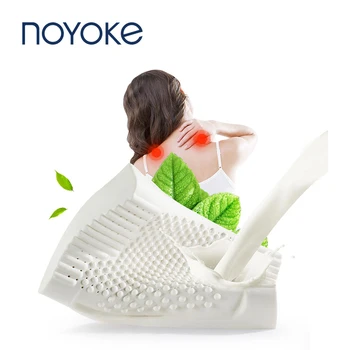 

Pillow for Sleeping Natural Latex Orthopedic Massage Cervical Pillows for Living Room Bedroom Dual-using Latex Pillow Pillowcase