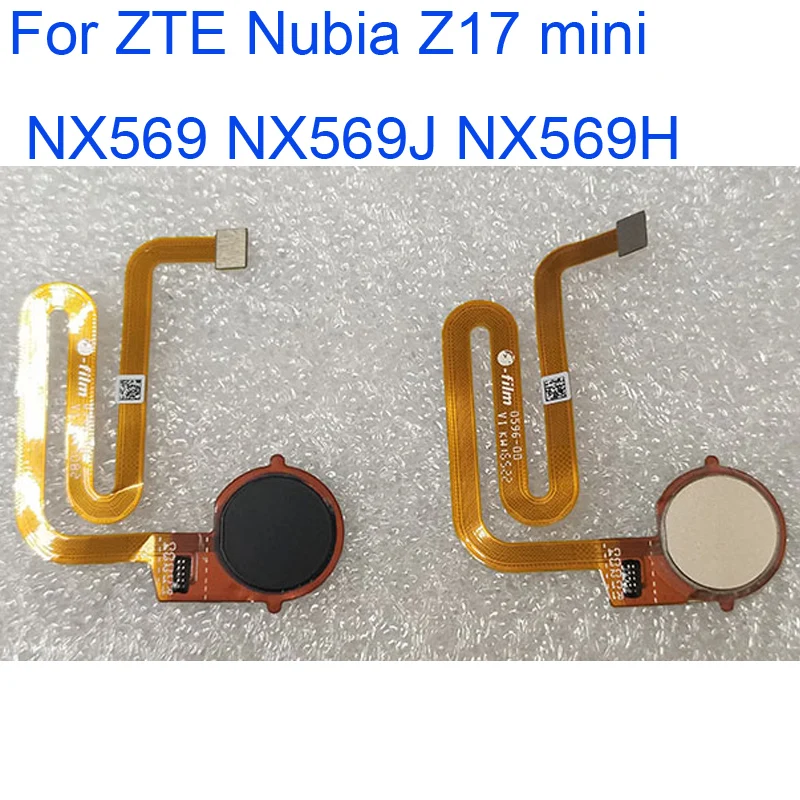 

For ZTE Nubia Z17 mini z17mini NX569 NX569J NX569H Fingerprint Scanner Touch Sensor Home Button Return Flex Cable