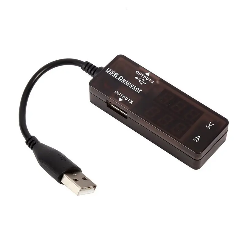 7 режимов USB 2,0 емкость аккумулятора цифровой мультиметр Амперметр Вольтметр Тестер 12 в ампер Напряжение детектор тока
