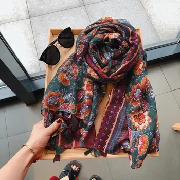 

Summer scarf women's tulle scarves spring and autumn hundred round neck beach towel oversized sun-proof shawl long silk scarf