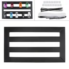 

Guitar Pedal Board 47 x 27cm Guitar Pedal Board Setup Bigger Style DIY Guitar Effect Pedalboard with Installation Accessories