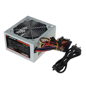 

12V Max 550W Power Supply Passive PFC Silent Fan ATX 20/24pin 2.0 PC Computer SATA Gaming PC Power Supply EU
