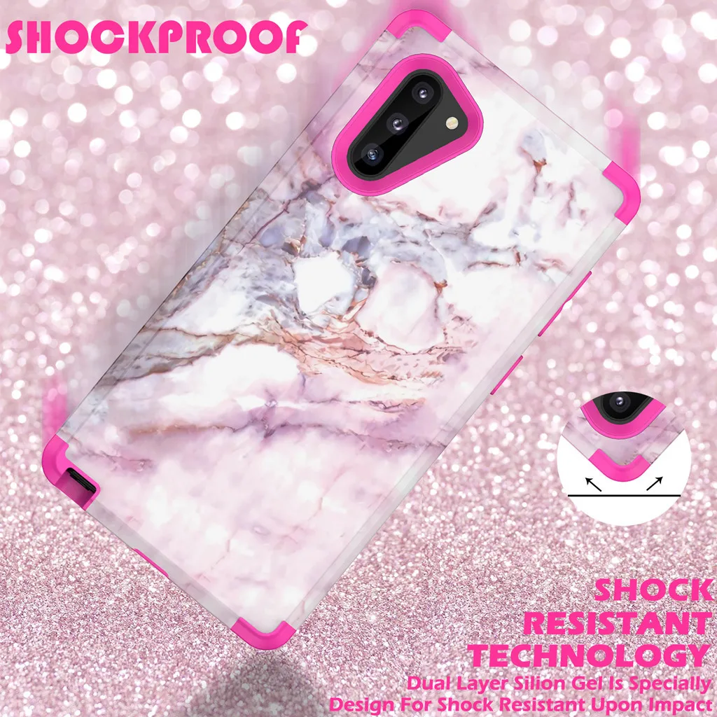 For Samsung Galaxy Note10 Luxury Marble Soft TPU Phone Case Ultra Thin silicone rubber scratch-resistant Phone Cases