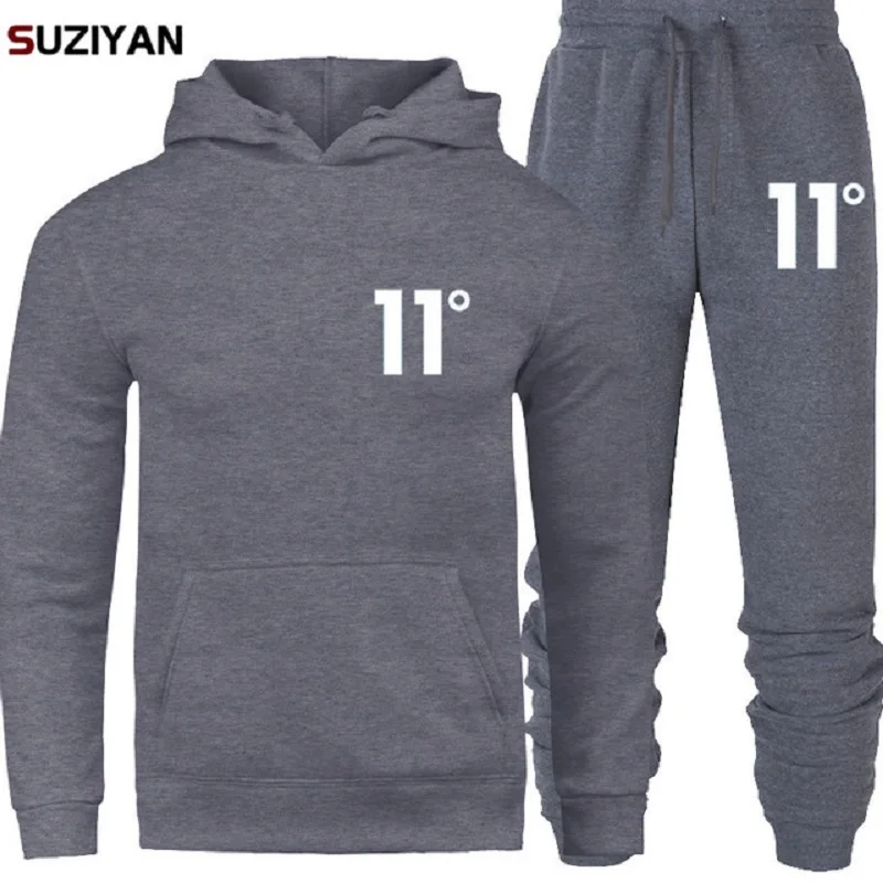 

Men's Tracksuit 2 sets of new fashion jacket sportswear men's sweatpants hoodies spring and autumn men's brand hoodies pants