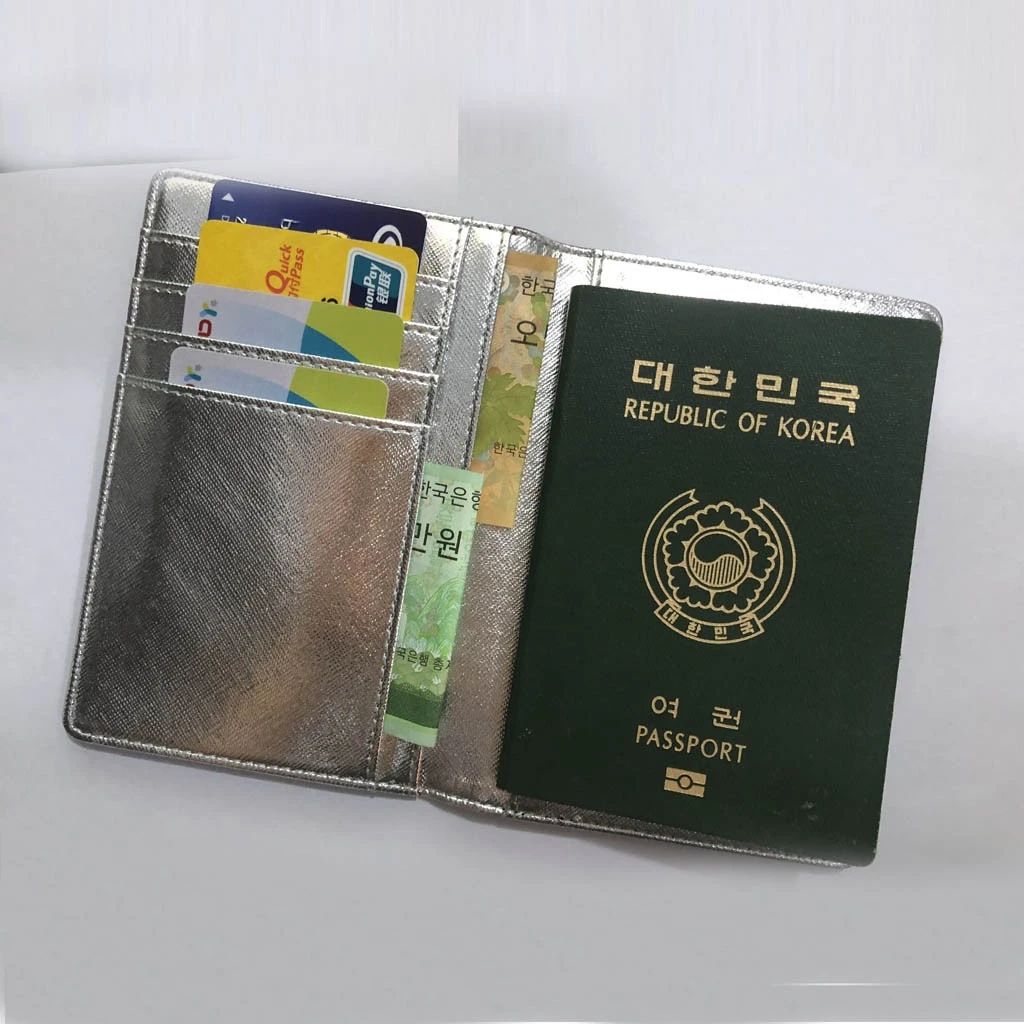 Fashion Trend Women Men ID Credit Card Banquet Letter Card Holder Coin Bag Travel Wallets Holder Double Open 812