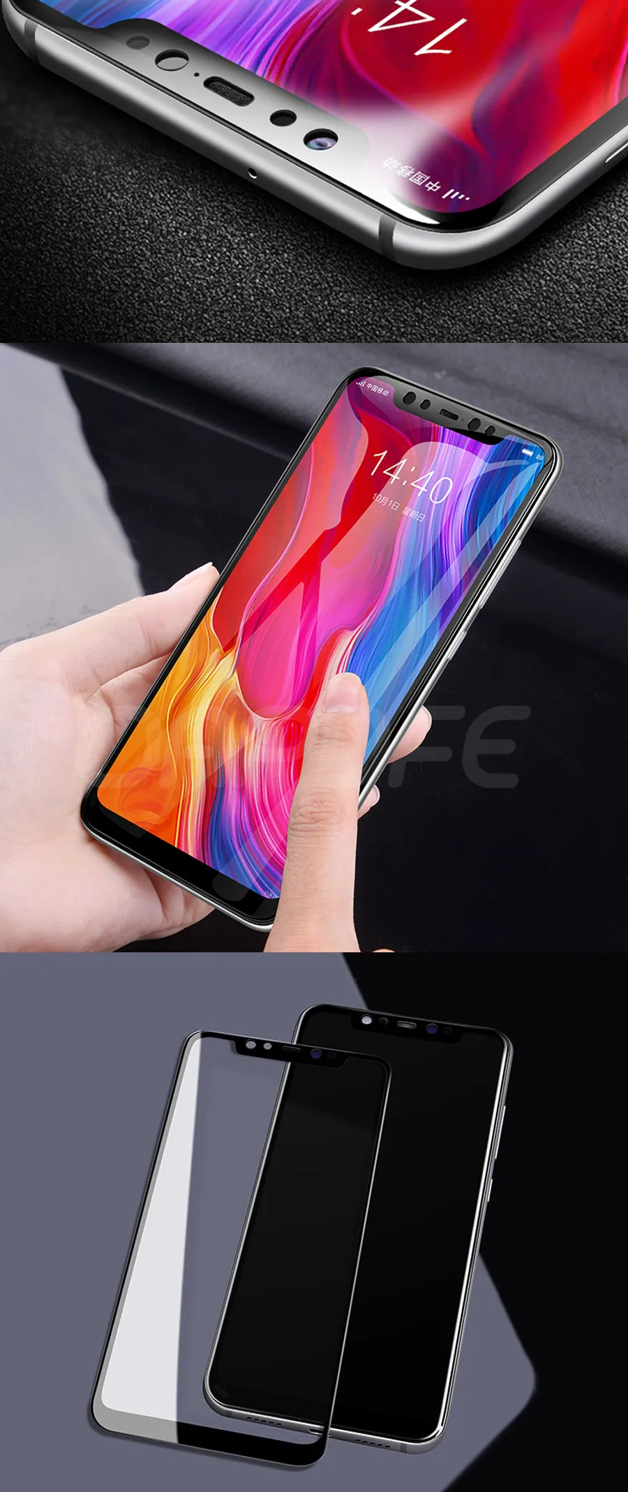 9D Защитное стекло для Xiaomi mi 9 SE CC9 CC9E закаленное стекло для mi 8 SE A1 A2 A3 Lite Pocophone F1 Защитная пленка для экрана