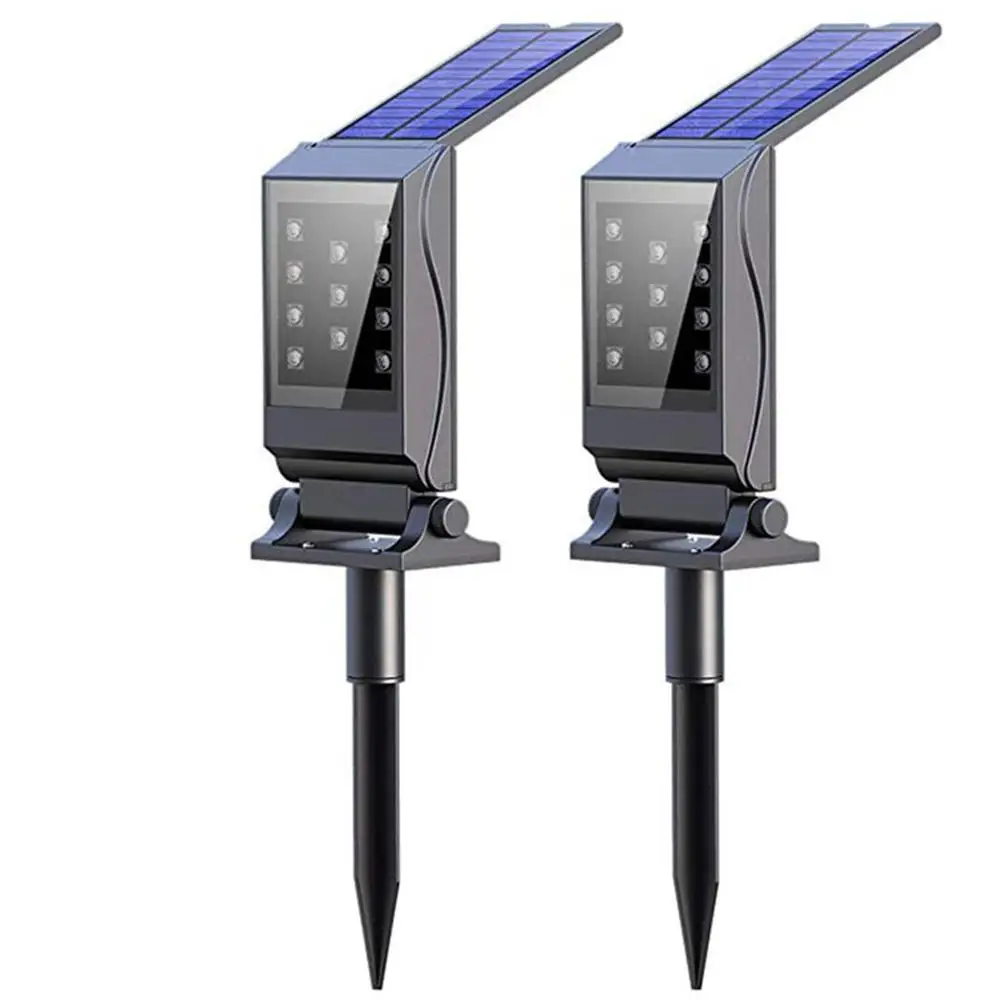 Solar Led Floor Lamp Flat Automatic Light Switch Long Life Outdoor Garden Light Led Street Light Landscape Light