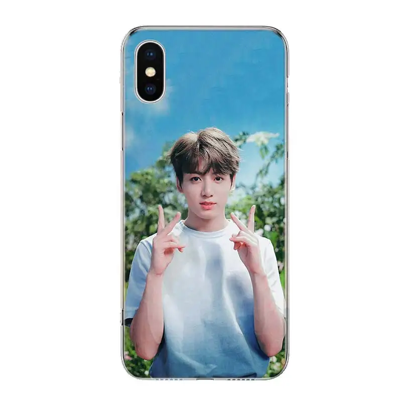 Jungkook Kpop чехол для телефона для iPhone 11 Pro 7 6X8 6S Plus XS MAX+ XR 5S SE 10 Ten Art TPU Coque Capa Shell