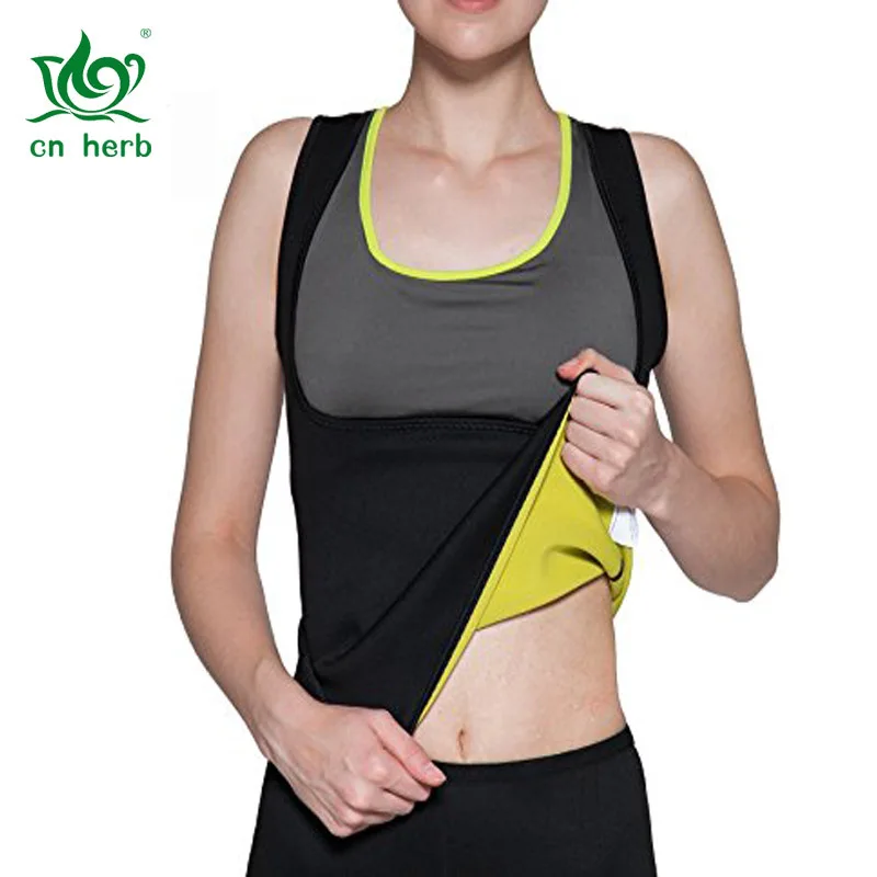 CN травы Body Shaper для похудения сауна жилет для Для женщин Горячий Пот Неопрена Вес потери тренировки майка