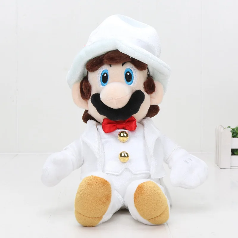 Игра Аниме Super Mario Odyssey Bros шляпы для косплея свадебное платье Теплозаправщик koopa Cappy персиковая плюшевая кукла плюшевые мягкие с наполнением игрушки - Цвет: 10