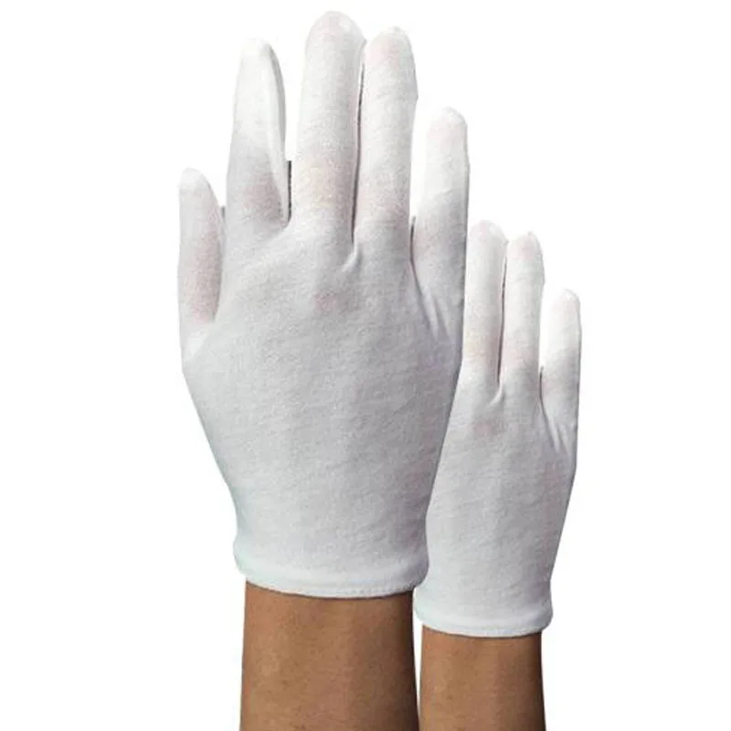 1 пара белые хлопковые перчатки для занятий спортом|golf gloves|glove golfgolf sport |