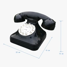IALJ Топ винтажный телефон Многофункциональный пластиковый домашний телефон Ретро Античный Телефон проводной стационарный телефон офисный домашний телефон