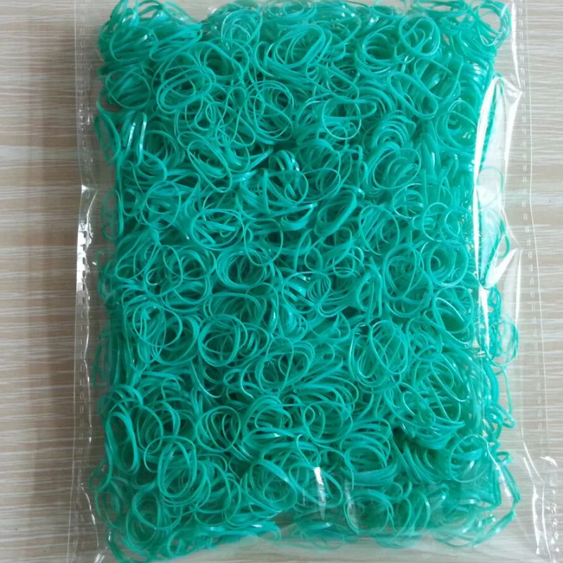 About 3000pcs/pack Candy Color Disposable Mini Elastic Rubber Bands for Girl Silicone Gum Kid Children Hair Accessories scrunchy