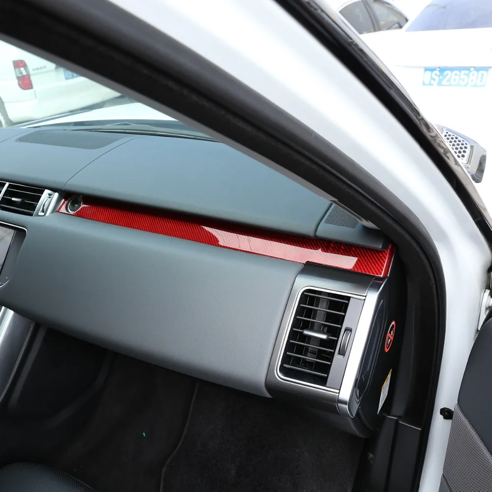 Настоящие углеродного волокна пассажирские украшения для Range Rover Sport RR Sport- левосторонние аксессуары