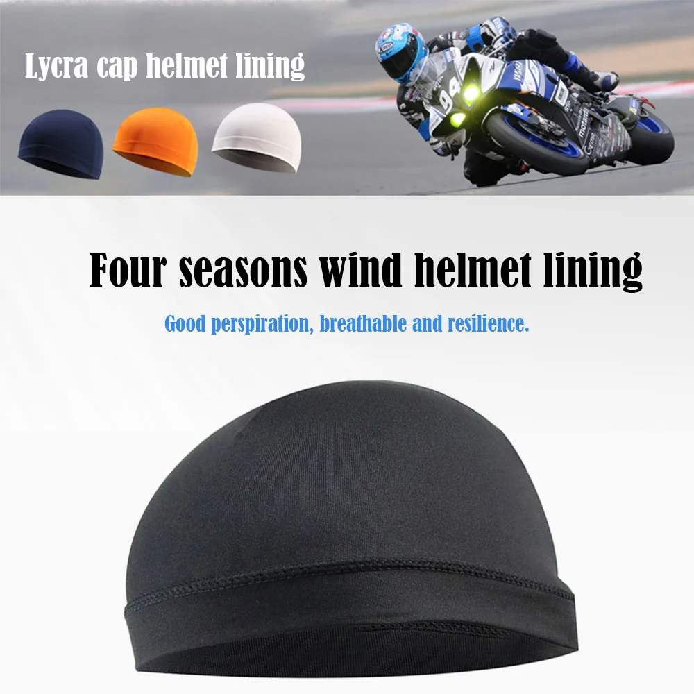 Quick Dry Cycling Cap Helmet Anti-UV Anti-Sweat Sports Hat Motorcycle Bike Riding Bicycle Cycling Hat Unisex Inner Cap New 5