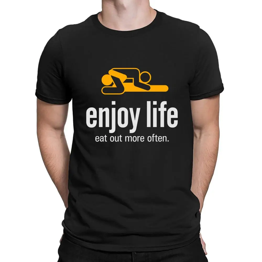Doggystyle секс инструктор Enjoy Life 69 футболка дизайн S-5XL Солнечный свет Весна Аутентичные нормальная Новинка хлопковая футболка - Цвет: Green