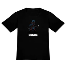 8-Bit Pixel Retro Rogue Thief juegos Rpg Men'S novedad camiseta Vintage camiseta gráfica