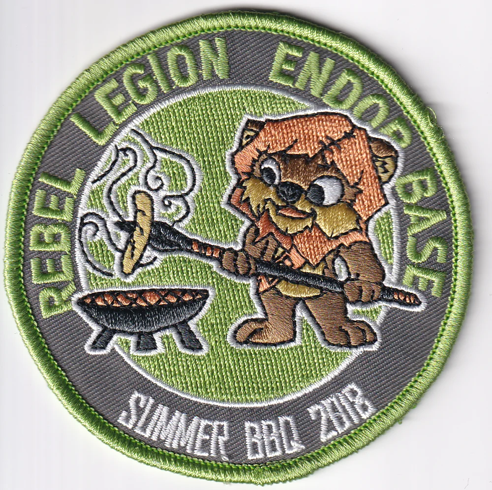 

Embroidery badge patch personalized customization display :rebel legion