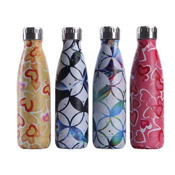 

092-095 LOGO Custom Stainless Steel Bottle For Water Thermos Vacuum Insulated Cup Double-Wall Travel Drinkware Sports Flask