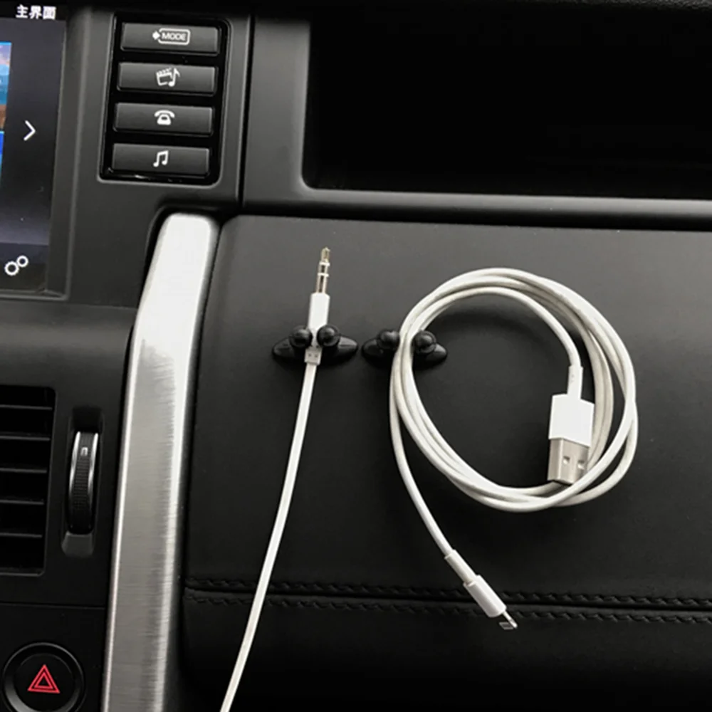 Автомобильное зарядное устройство 8x с зажимом зажим для наушников USB-кабель
