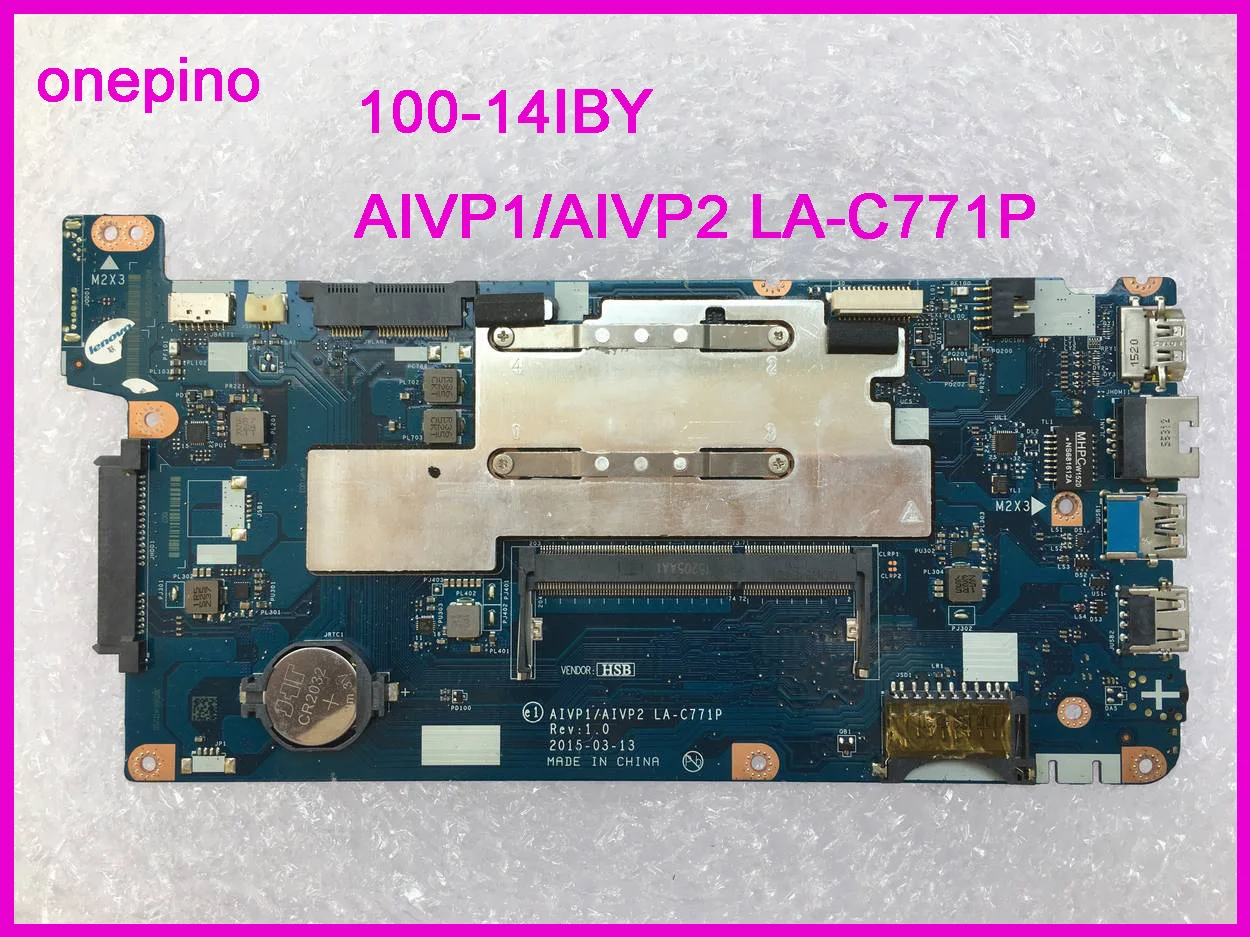 Фото LA-C771P для Lenovo 100-14IBY B40-10 материнская плата ноутбука с процессором N2840 2940) ddr3l PC3L