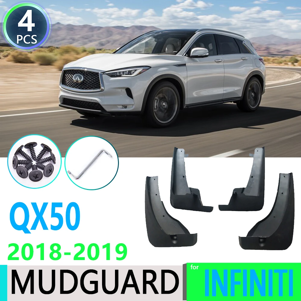 

for Infiniti QX50 P71A 2018 2019 2020 Car Fender Mudguard Mud Flaps Guard Splash Flap Car Accessories