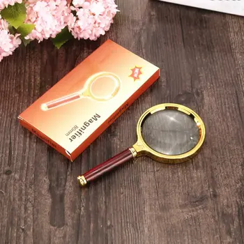 

60/80MM 10X Professional Handheld Jewelry Magnifier Magnifying Glass Portable Size Reading Newspaper Jewelry Loupe