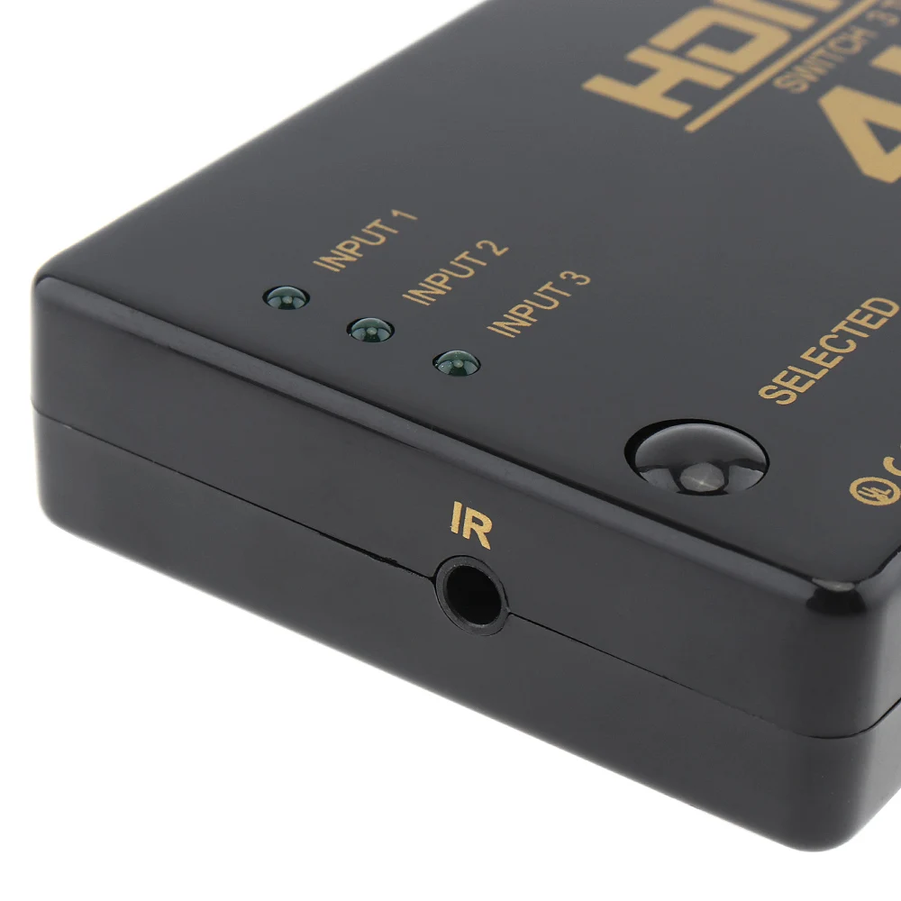 4K Ultra HD HDMI переключатель 3 в 1 коммутатор сплиттер коробка конвертер адаптер для Xiaomi/HDTV/Xbox/PS3/PS4