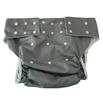 

Reusable Adult Cloth Diapers Pants Washable Incontinence Aid Waterproof Gray