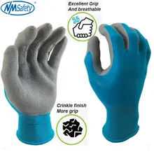 NMSafety защитные перчатки рабочие нейлон полиэстер гибкие перчатки