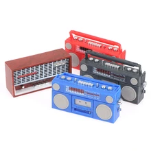 

Dollhouse Miniature Radio Model Recorder Player Toy Doll Furniture Decor NEW