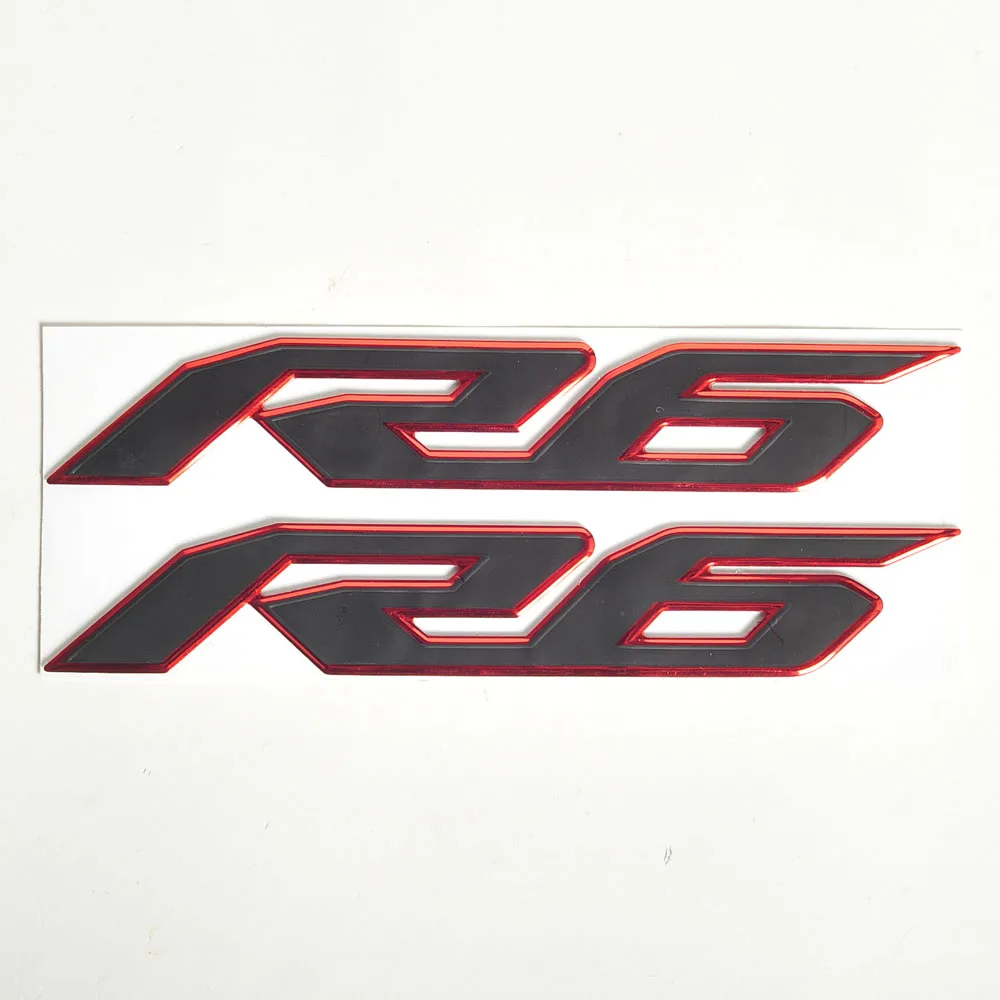 Motorcycle Stickers 3D R6 Badge case for YAMAHA YZF600 R6-UP R6 3D LOGO