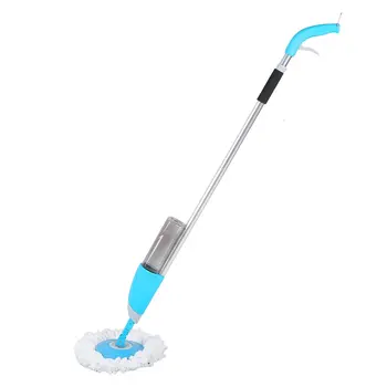 

Round Head Automatic Water Spray Microfiber Cloth Mop Home Bathroom Mop Floor Cleaning Tool Living Room Kitchen Clearance Sale