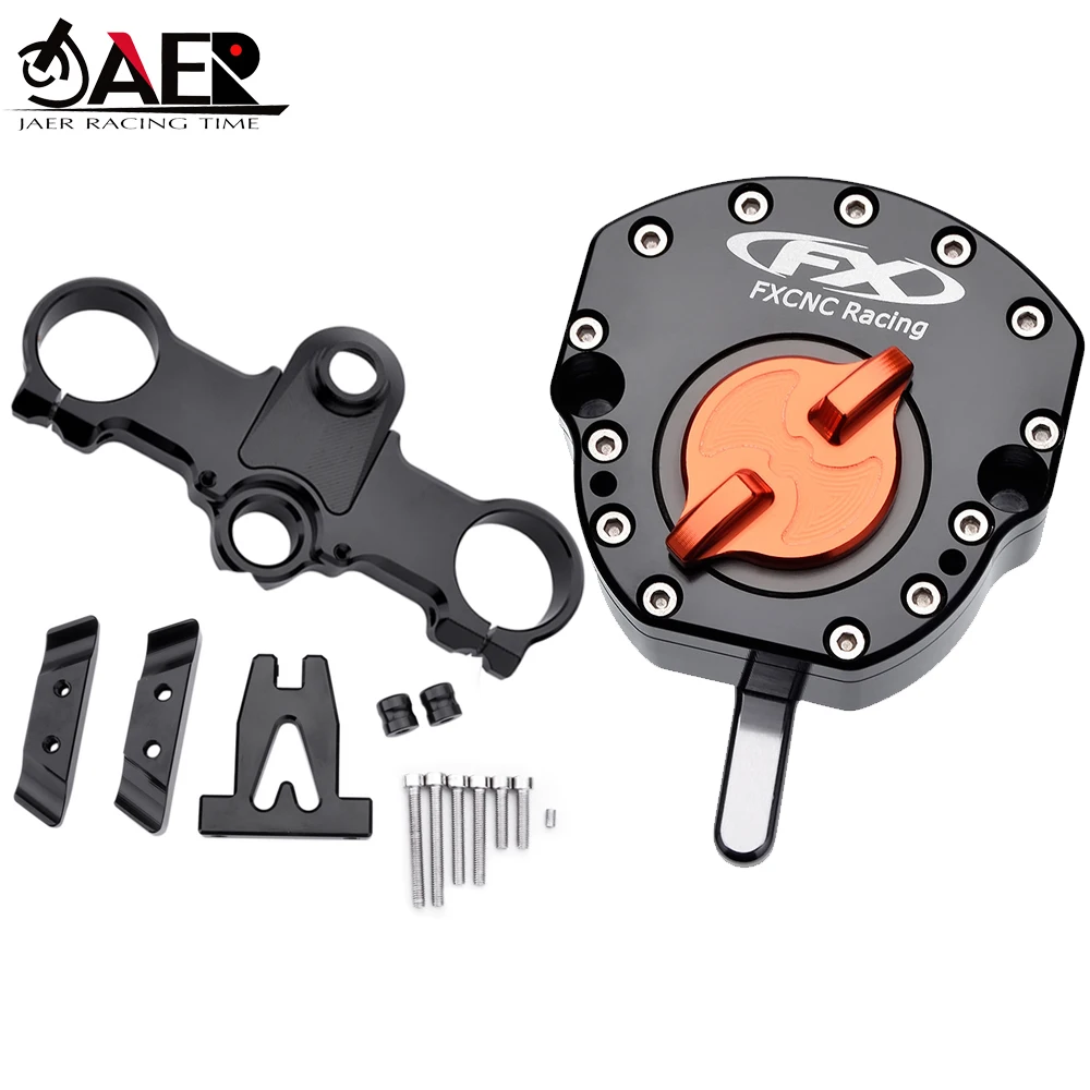 JAER CNC RC250 RC390 Обратный безопасности рулевой демпфер с кронштейном для KTM RC 390 250 все