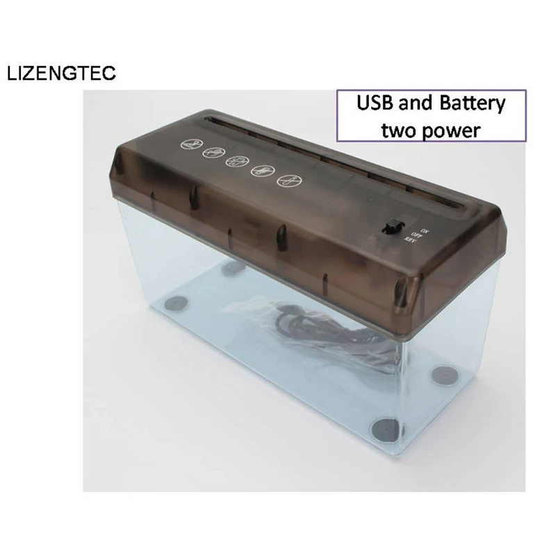Usb Электрический аккумулятор двойного назначения Шредер настольный мини небольшой Financial paper A4 бумажный измельчитель бумаги Резак бумажные документы