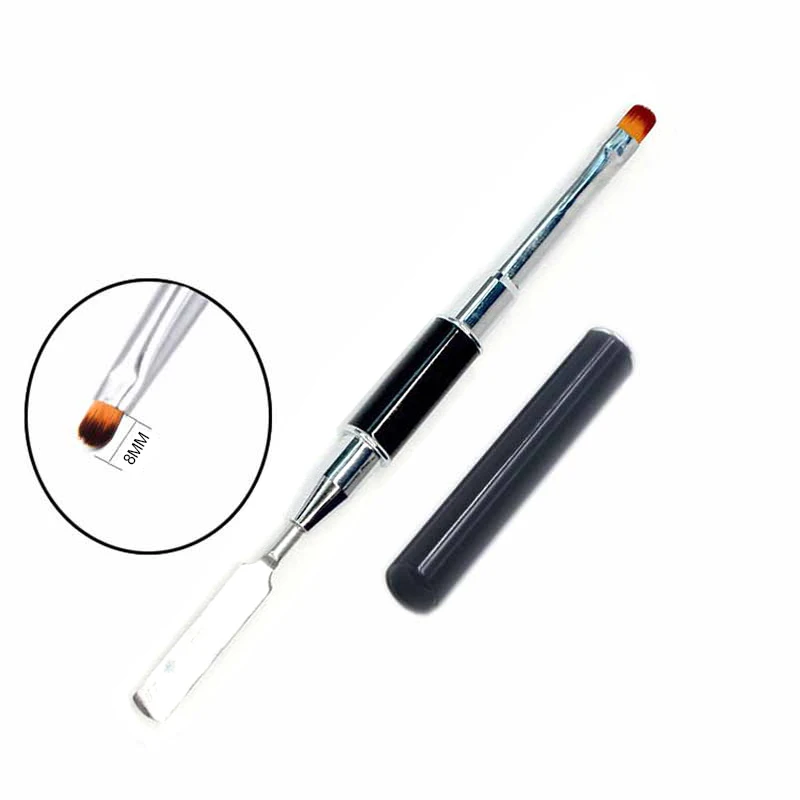 Polygel Brush MIZHSE 30 мл полигель для ногтей акриловый полигель наборы прозрачный дизайн ногтей камуфляж цвет кончики для ногтей кристалл УФ гель полигель ломтик кисти - Цвет: Polygel Brush